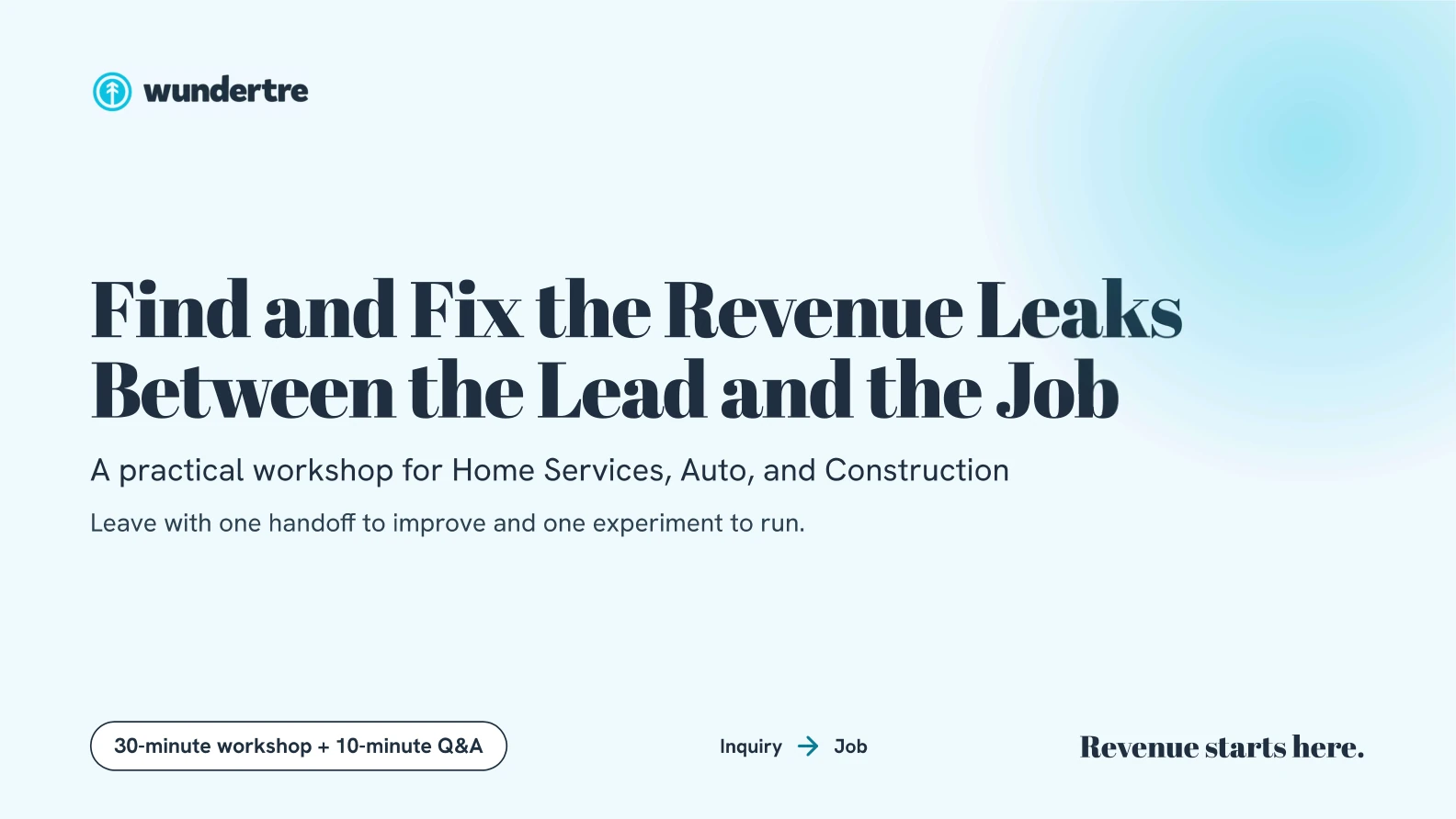 Cover of Find and Fix the Revenue Leaks Between the Lead and the Job
