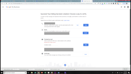 Verify Screen